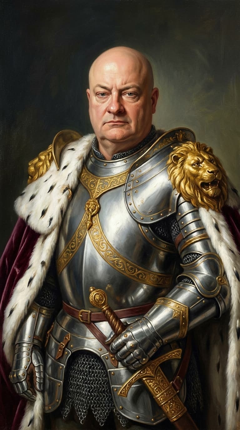 Royal knight portrait example